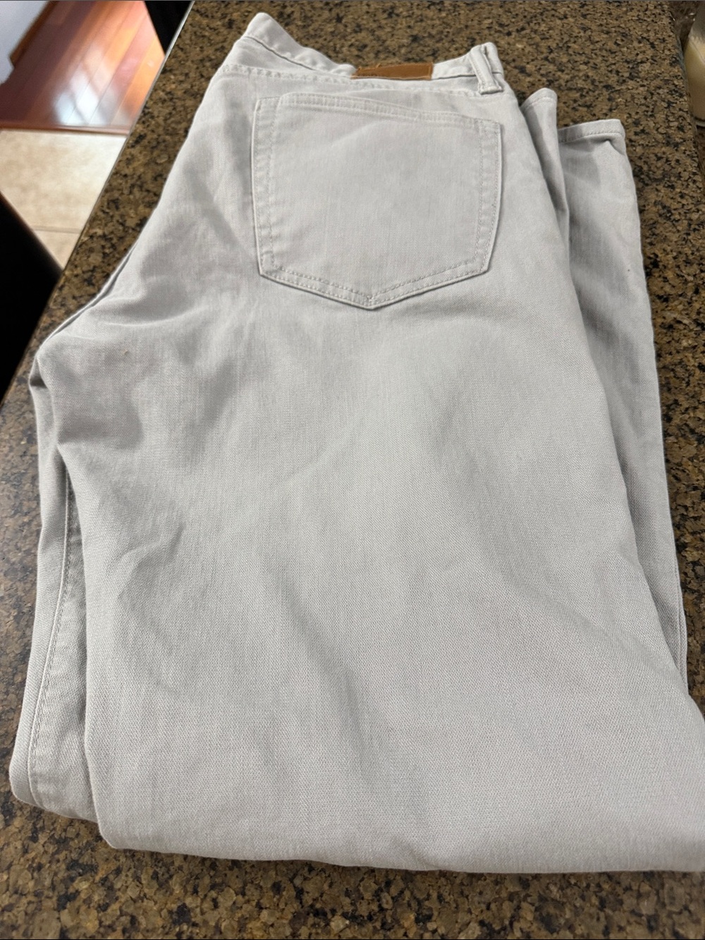 GAP Men's Straight Jeans Light Gray